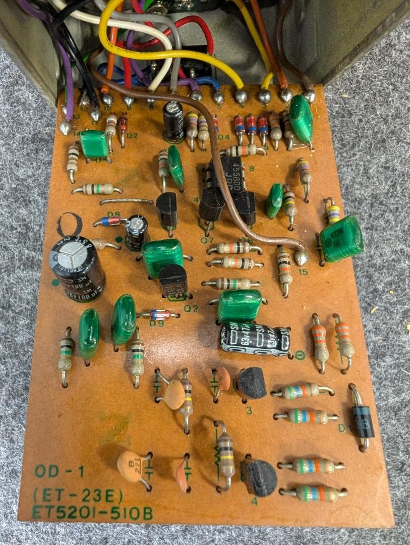 Japan Vintage / 名器 BOSS OD-1 オーバードライブ箱付