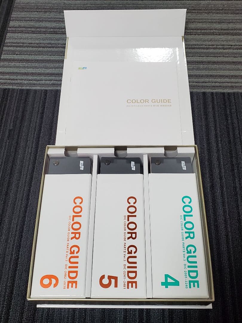 DIC カラーガイドPART2 第5版 4巻 5巻 6巻 ディック 色見本帳