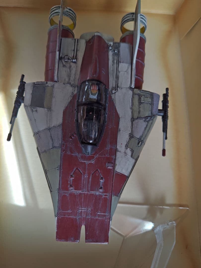 スターウォーズ　MPC社製　Aウイングファイター塗装済み電飾仕様完成品