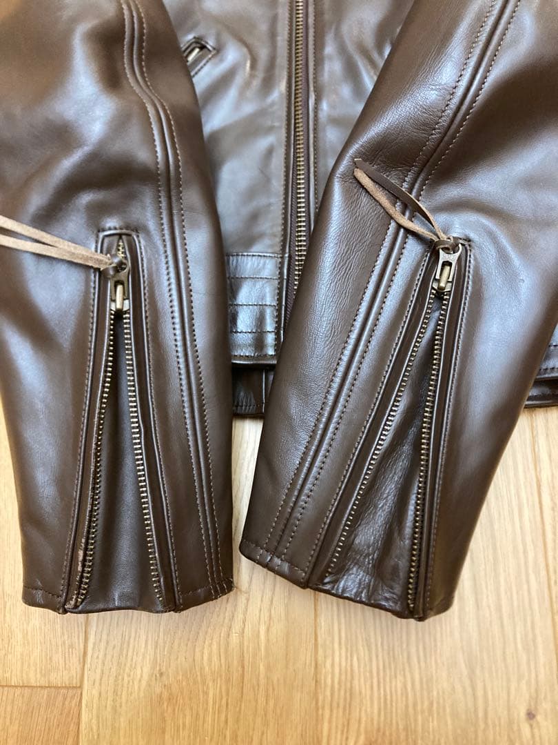 ハーレーダビッドソン　ホースハイド　シングルライダース　トラッカー　ファー付き