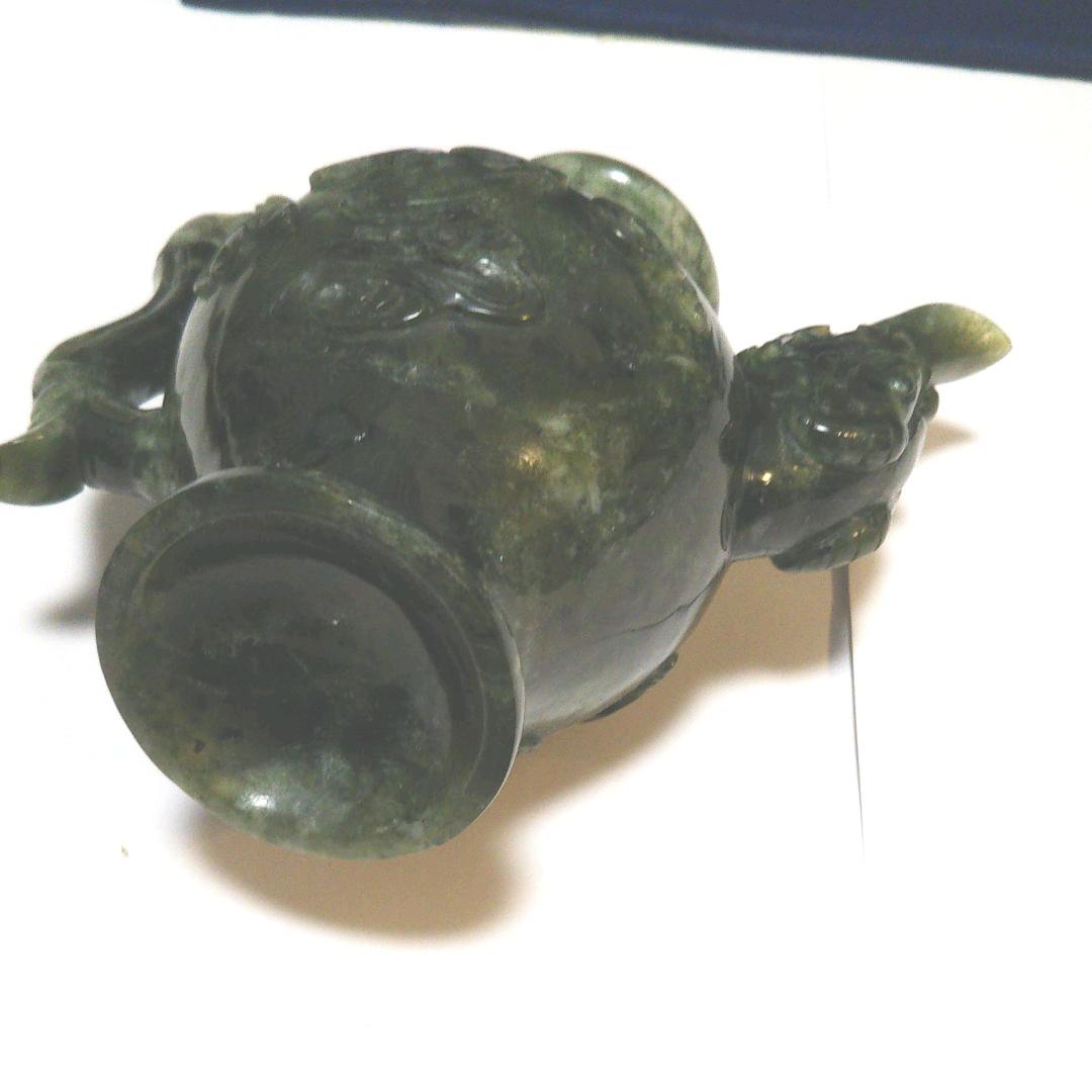 中国 翡翠水差し、高坏、お盆セット