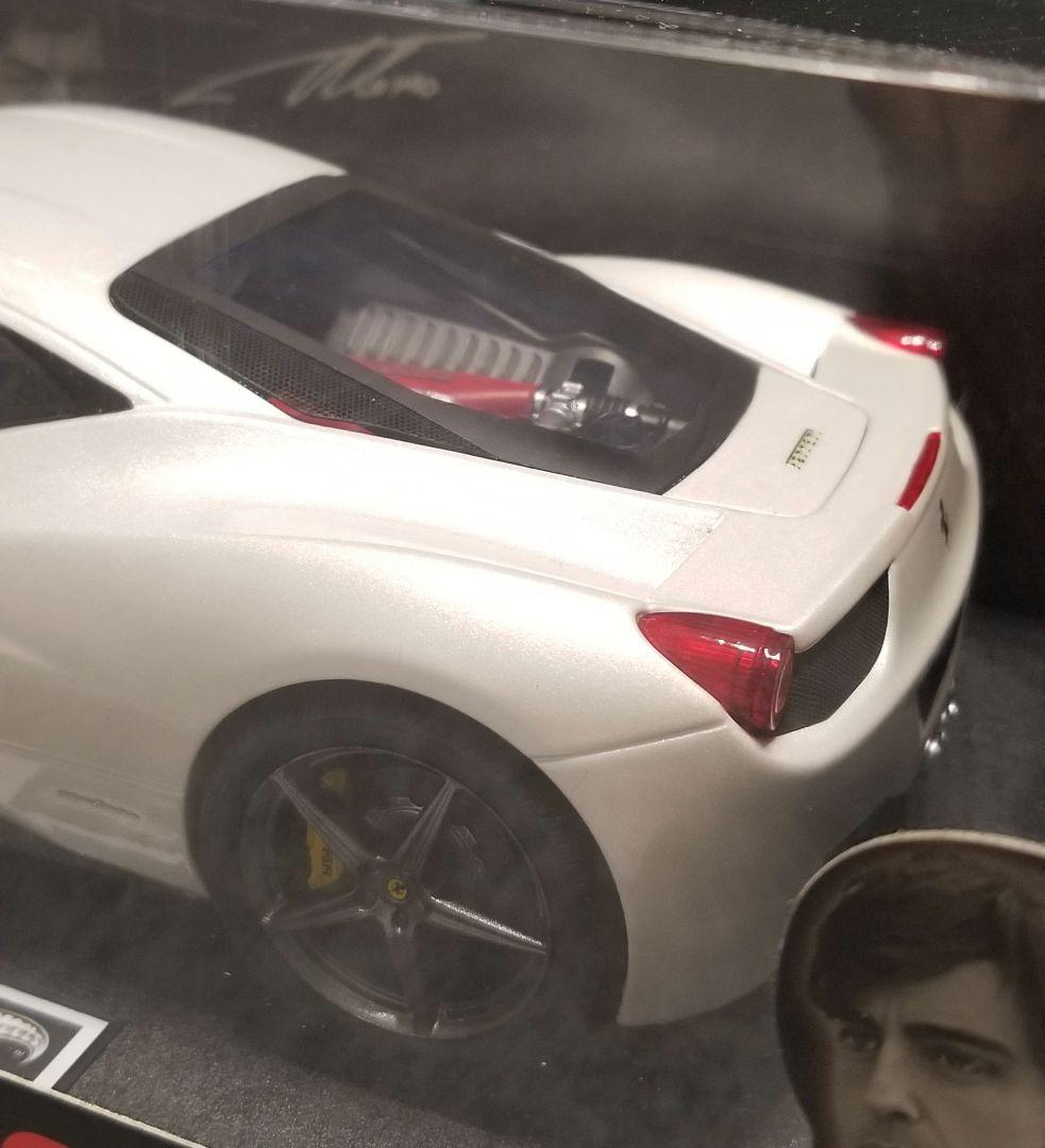 1/18 ホットウィール フェラーリ458イタリア　アロンソモデル限定5000