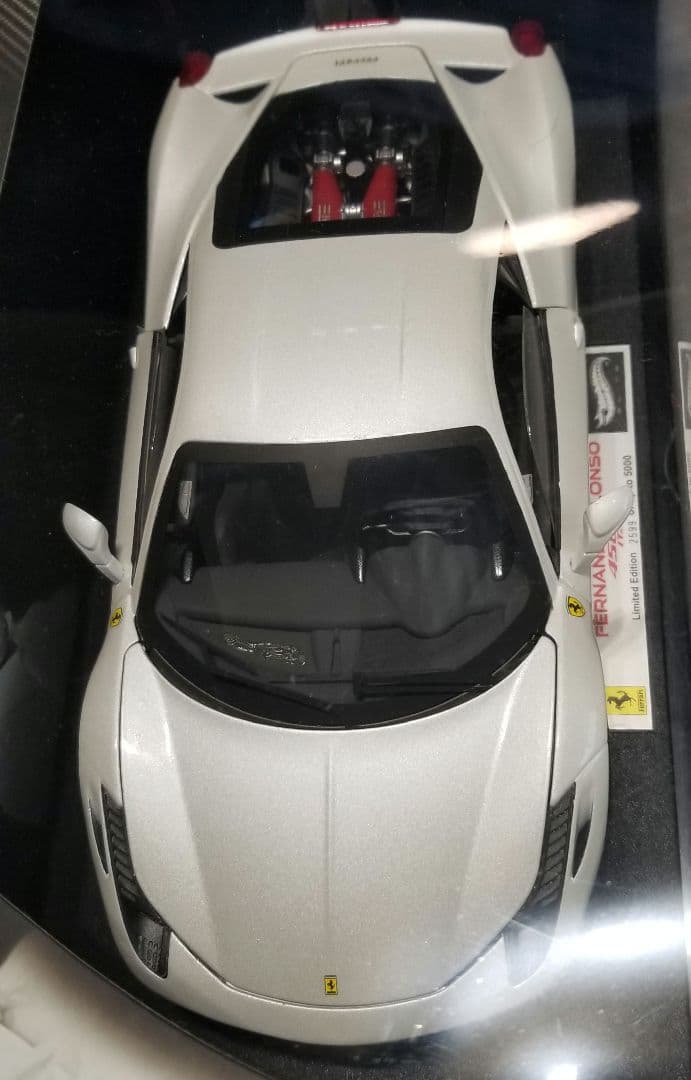 1/18 ホットウィール フェラーリ458イタリア　アロンソモデル限定5000
