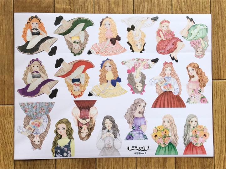 No.40【送料別】hamil ハミル ステッカー A4サイズ 3枚セット