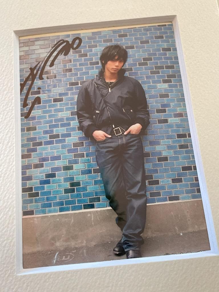 水嶋ヒロ　サイン入り写真　サイン　写真　仮面ライダー　カブト