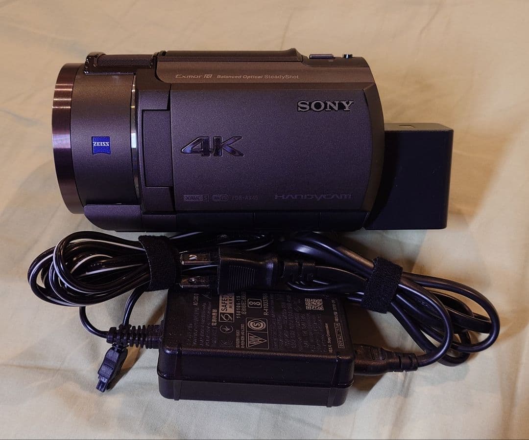 【bobo】SONY 4K ハンディカム FAR-AX45 マイク・SD