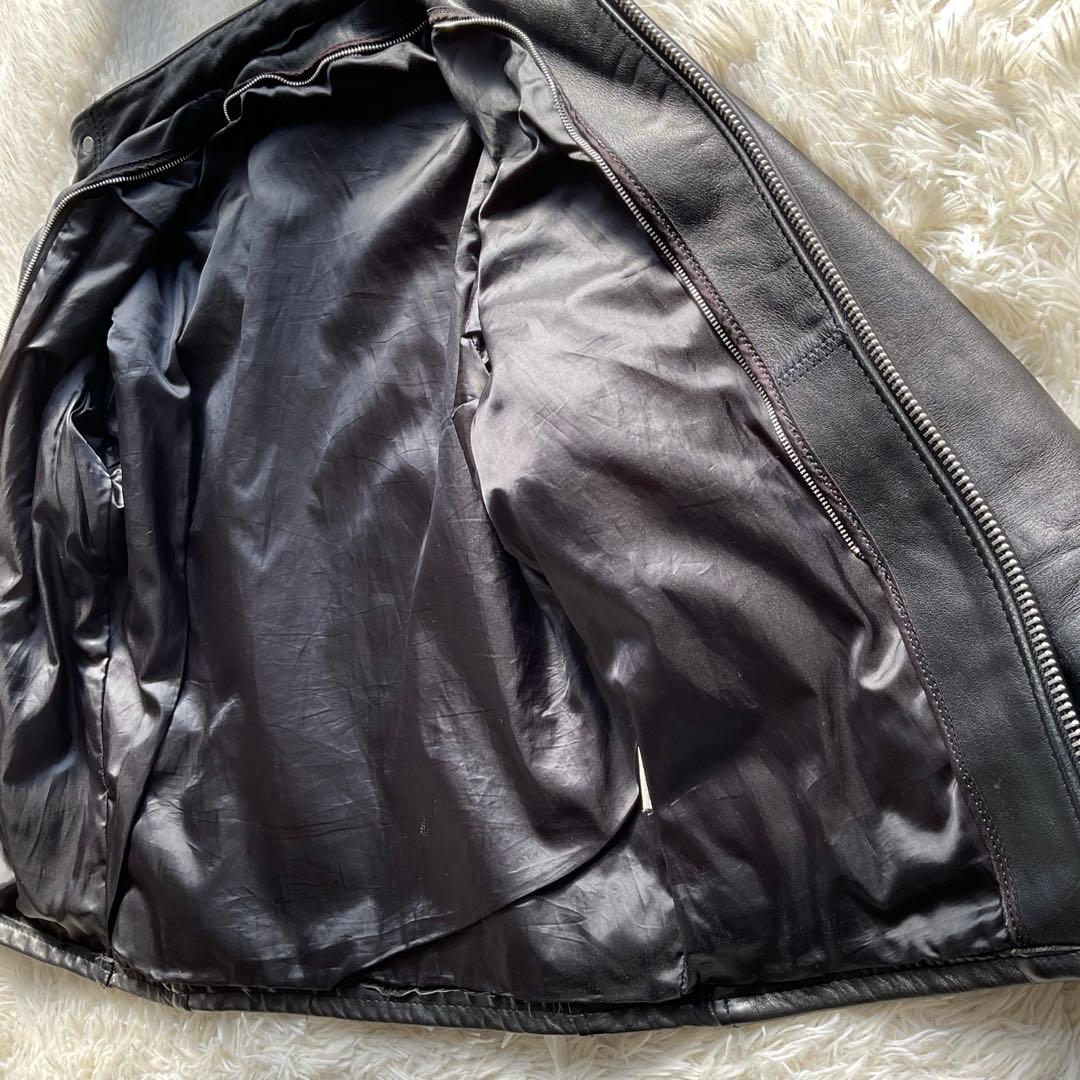 美品✨schott 641 レザージャケット　シングルライダース　本革　36 黒