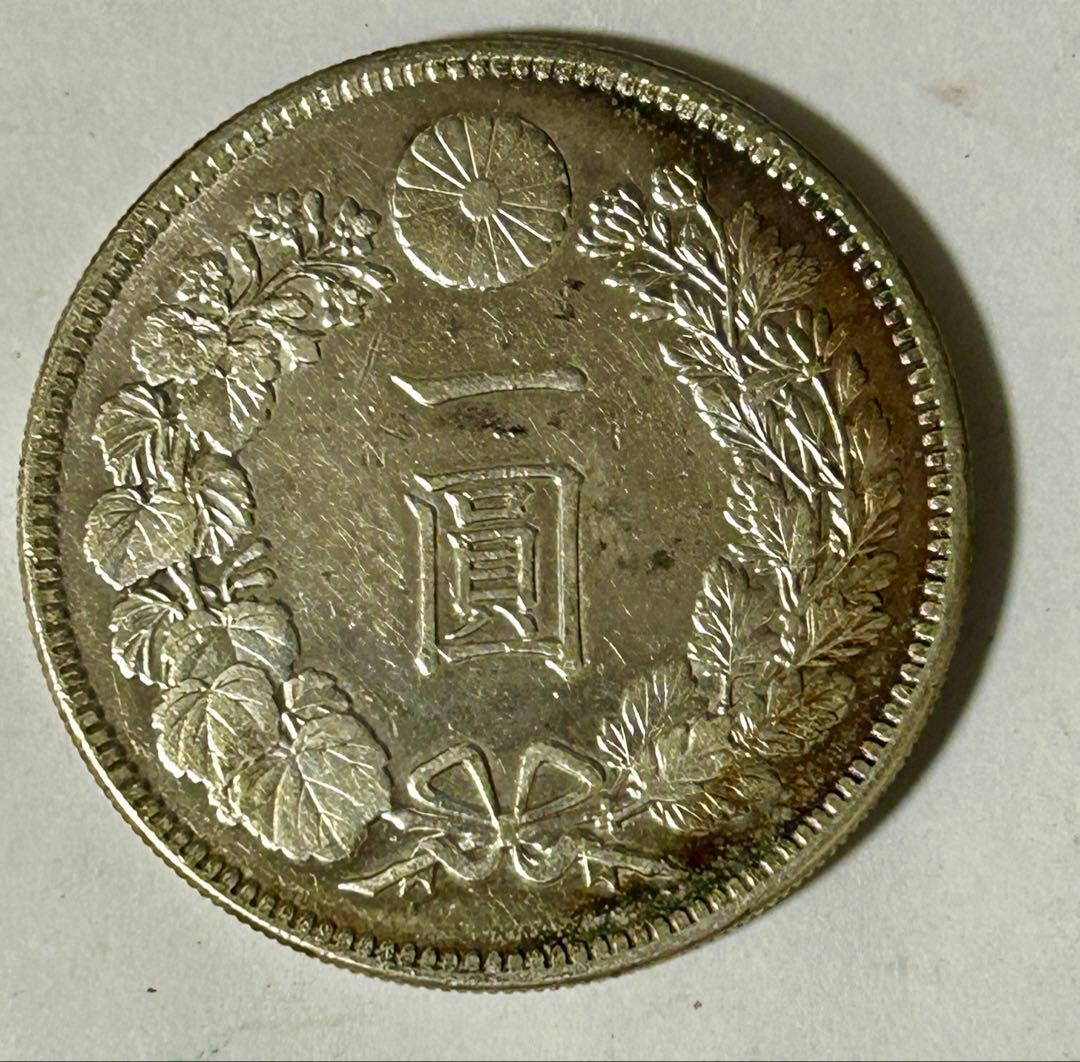 1円銀貨4枚セット 明治27・28・36・45年 一圓銀貨　円銀