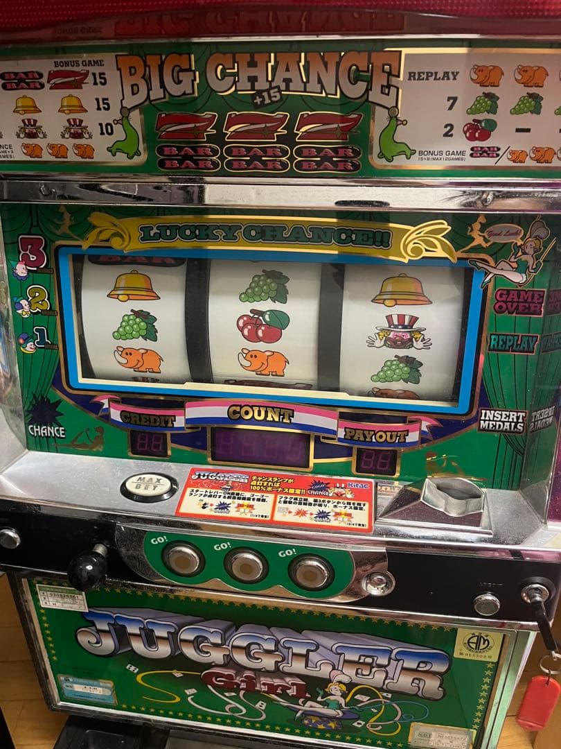 ジャグラー実機