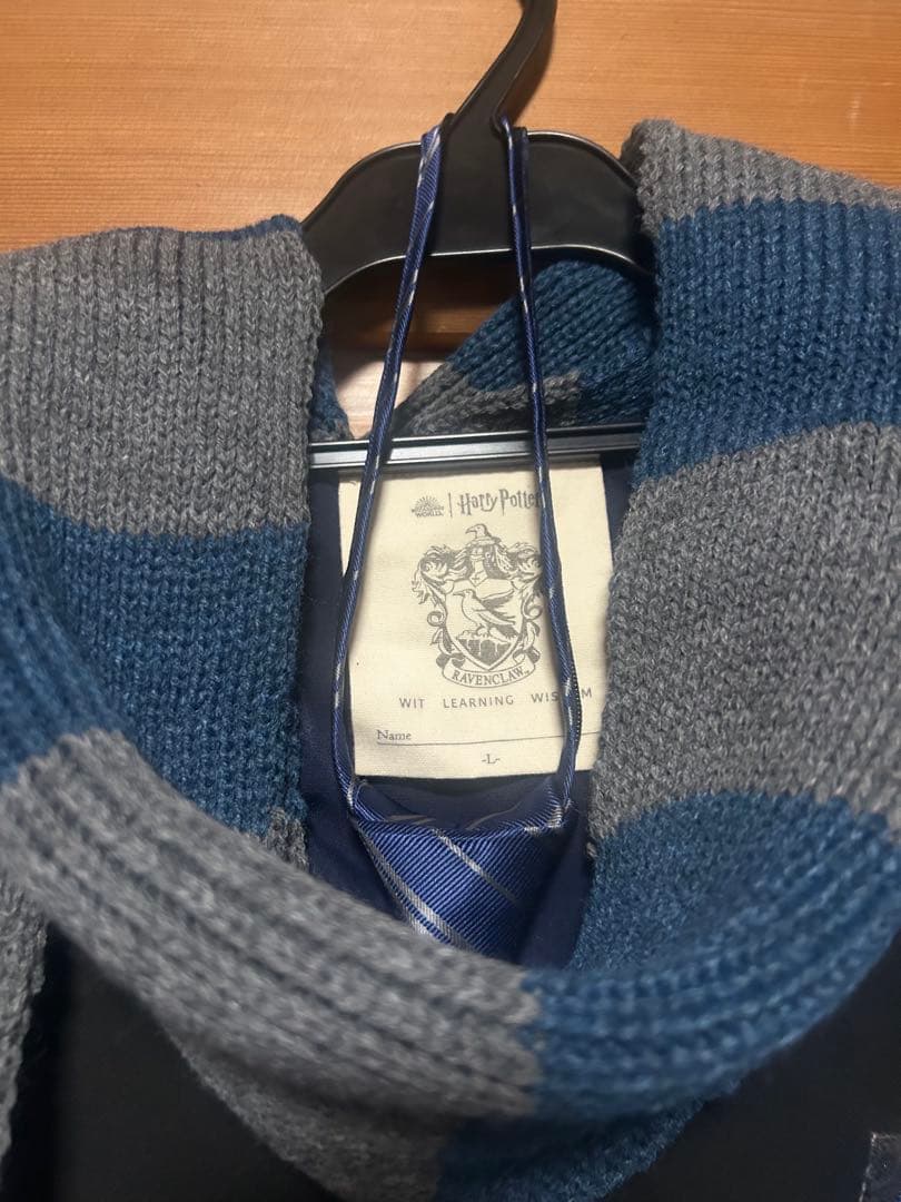 ハリー・ポッター レイブンクロー ローブLサイズ　ネクタイ　マフラー セット