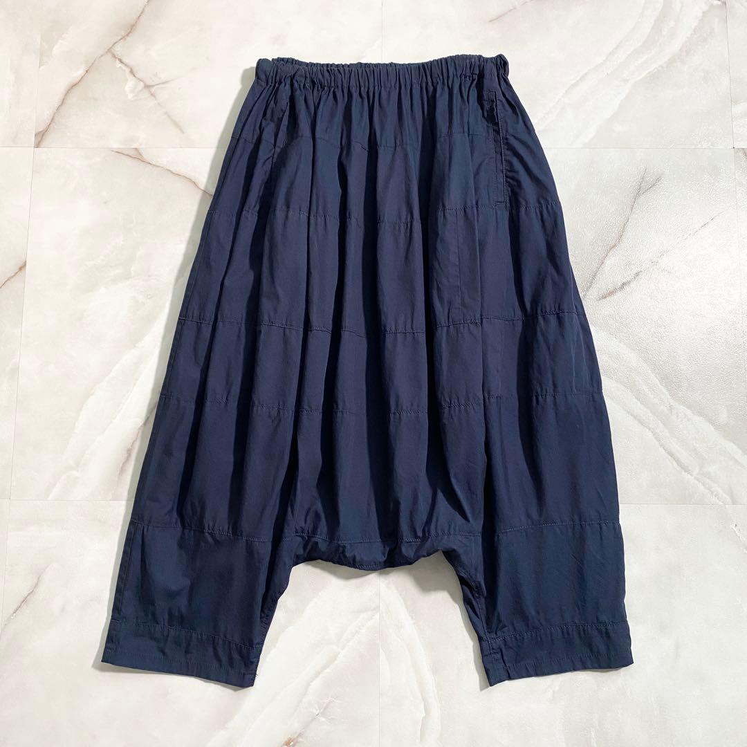 A16636 美品 トリココムデギャルソン 14ss サルエルバルーンパンツ 紺