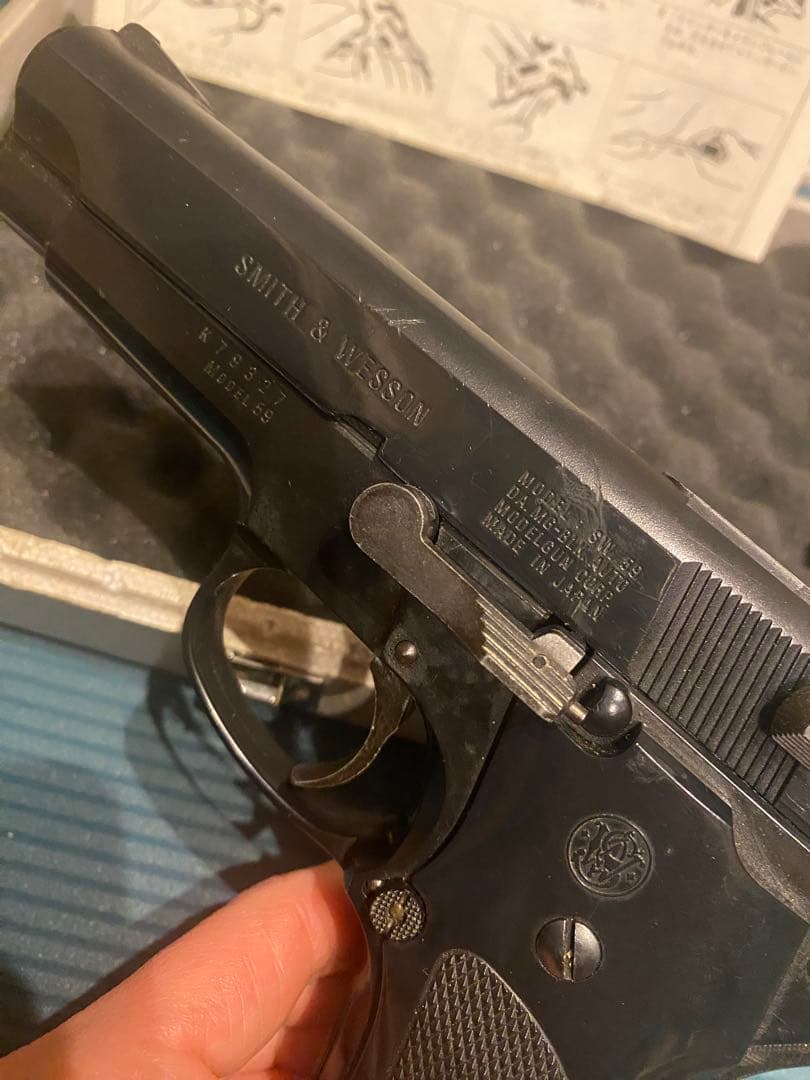 SPG規格適合 モデルガンMGC SW59 火薬ケース付き