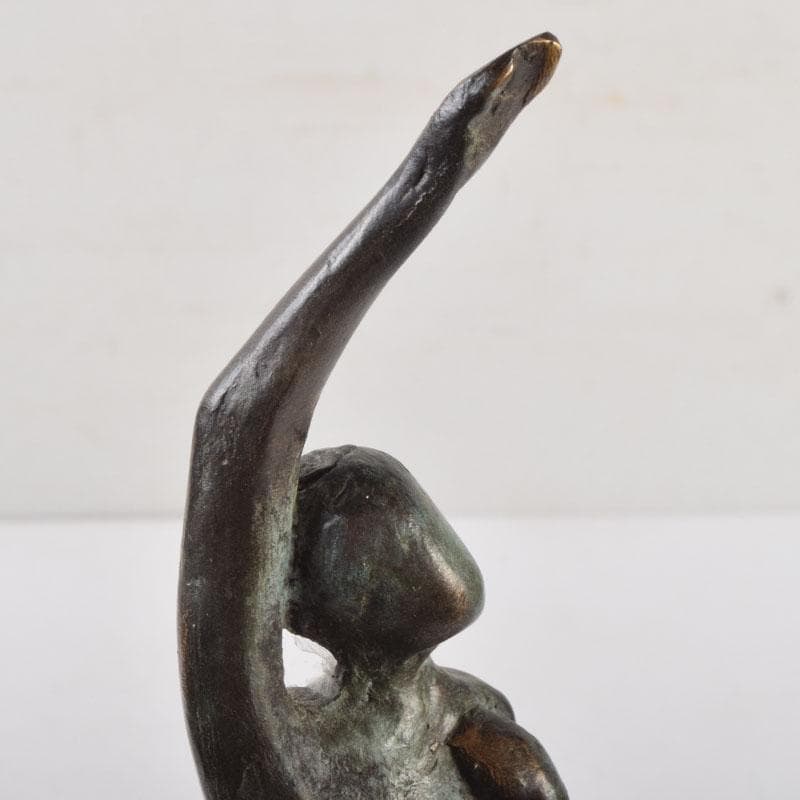 ブロンズ像　裸婦像　女性像　置物　約1.2kg　C　9070