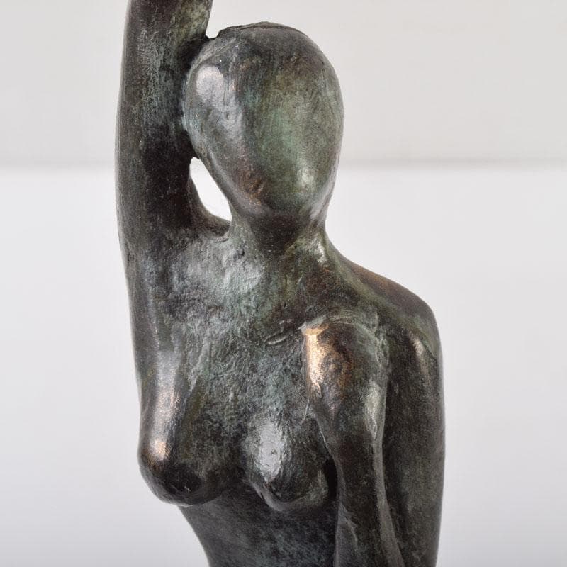 ブロンズ像　裸婦像　女性像　置物　約1.2kg　C　9070