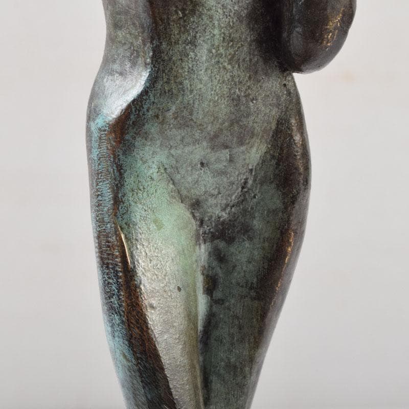 ブロンズ像　裸婦像　女性像　置物　約1.2kg　C　9070