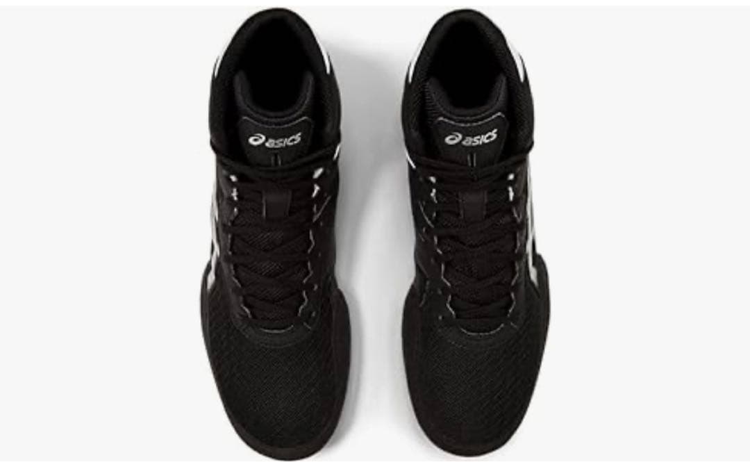 ASICS ボクシング用 ハイカットシューズ 黒/白