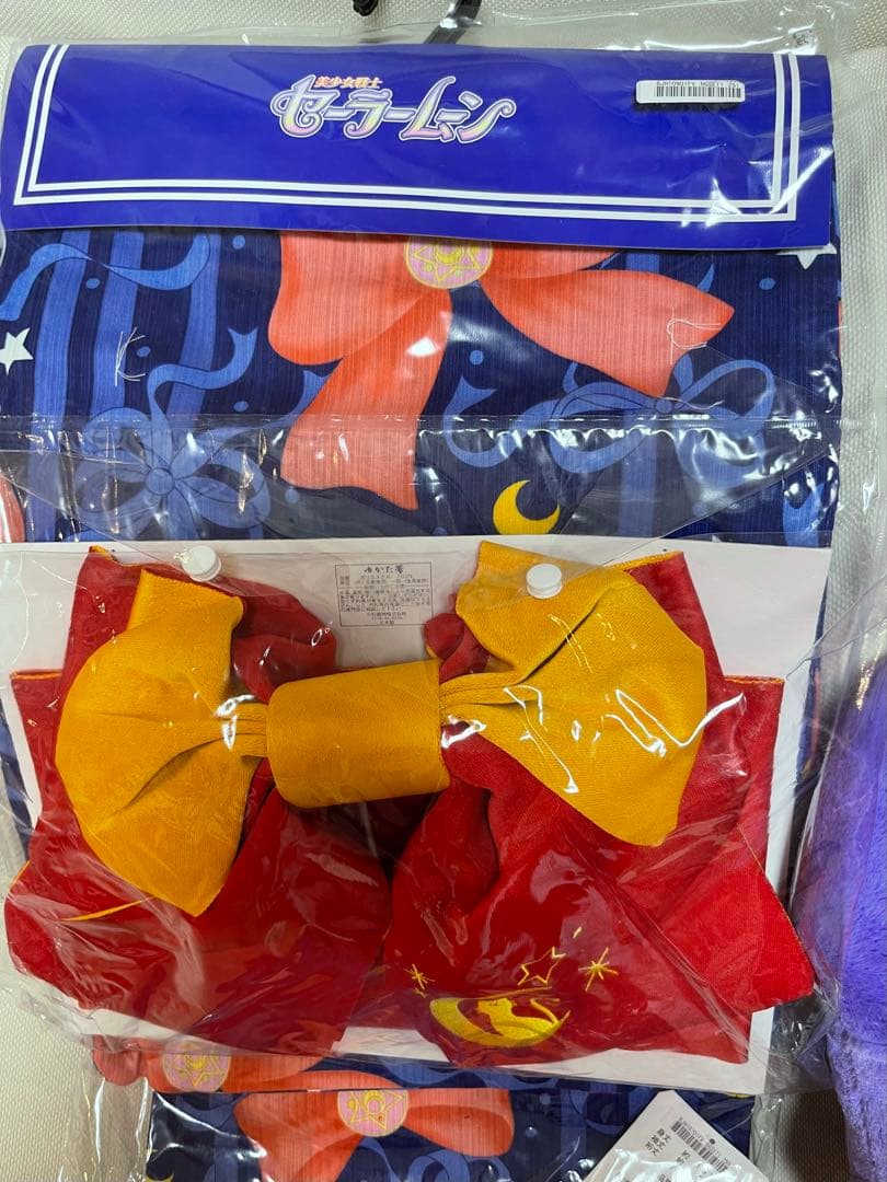 早割　②セーラームーン　浴衣　帯　セット ぬいぐるみ付きません USJ