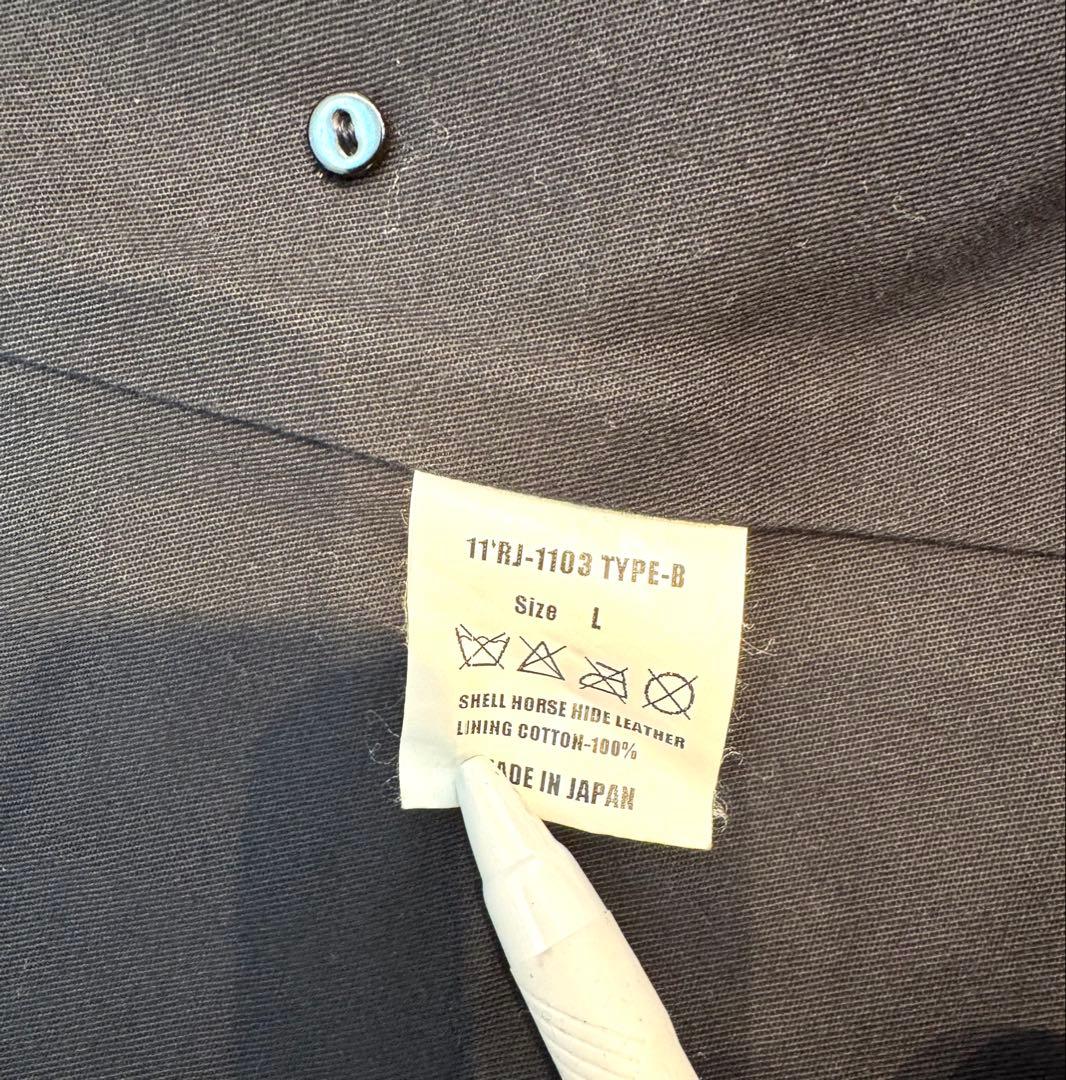 rats ブラック レザー ジャケット L テンダーロイン