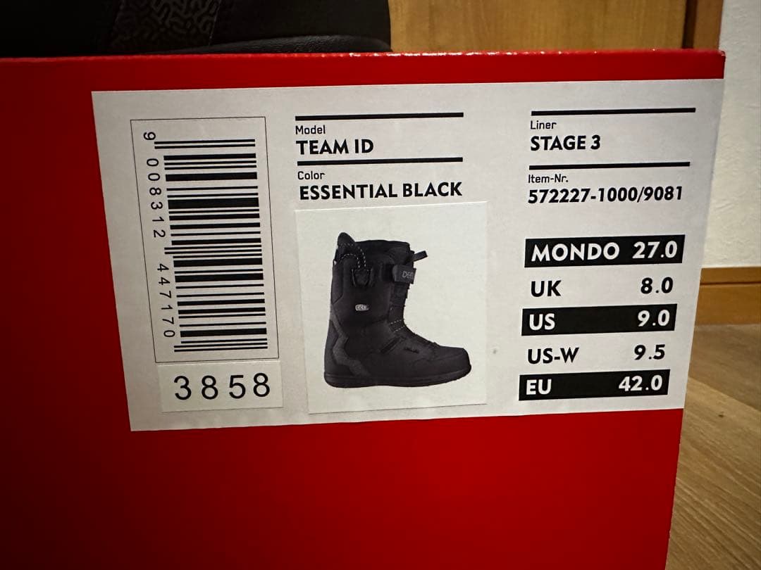 24-25 DEELUXE Team ID 27cmディーラックス　ブーツ