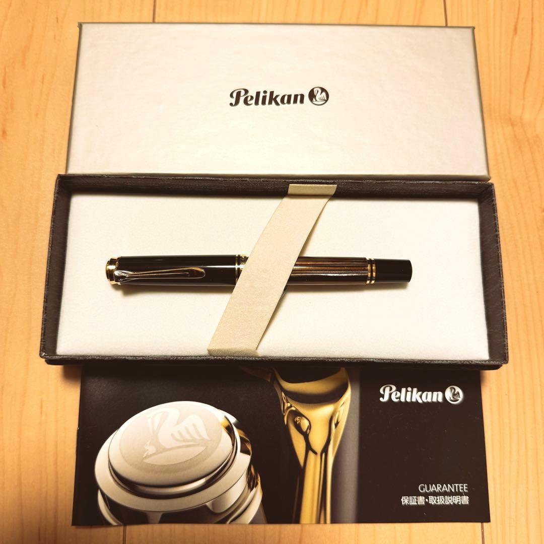 Pelikan 万年筆 茶縞　スーベレーンM400 ペリカン