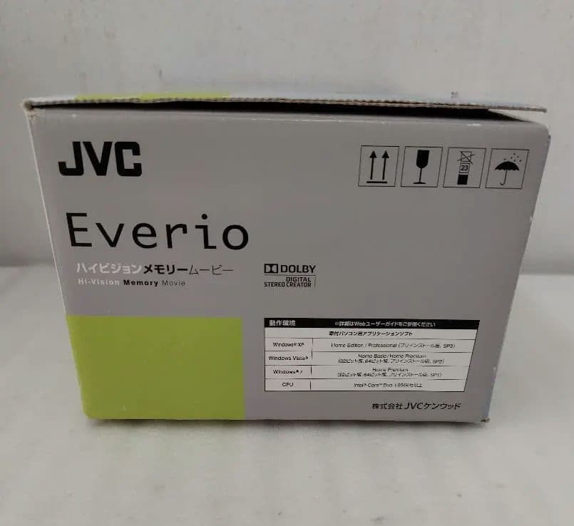 未使用JVC Everio GZ-HM390-W ハイビジョンメモリームービー