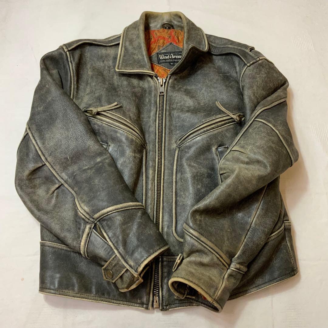A/W Wind Armor ウインドアーマー レザージャケット M