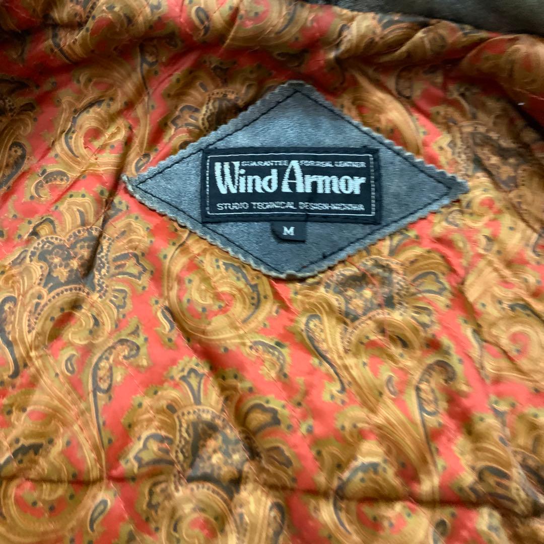 A/W Wind Armor ウインドアーマー レザージャケット M