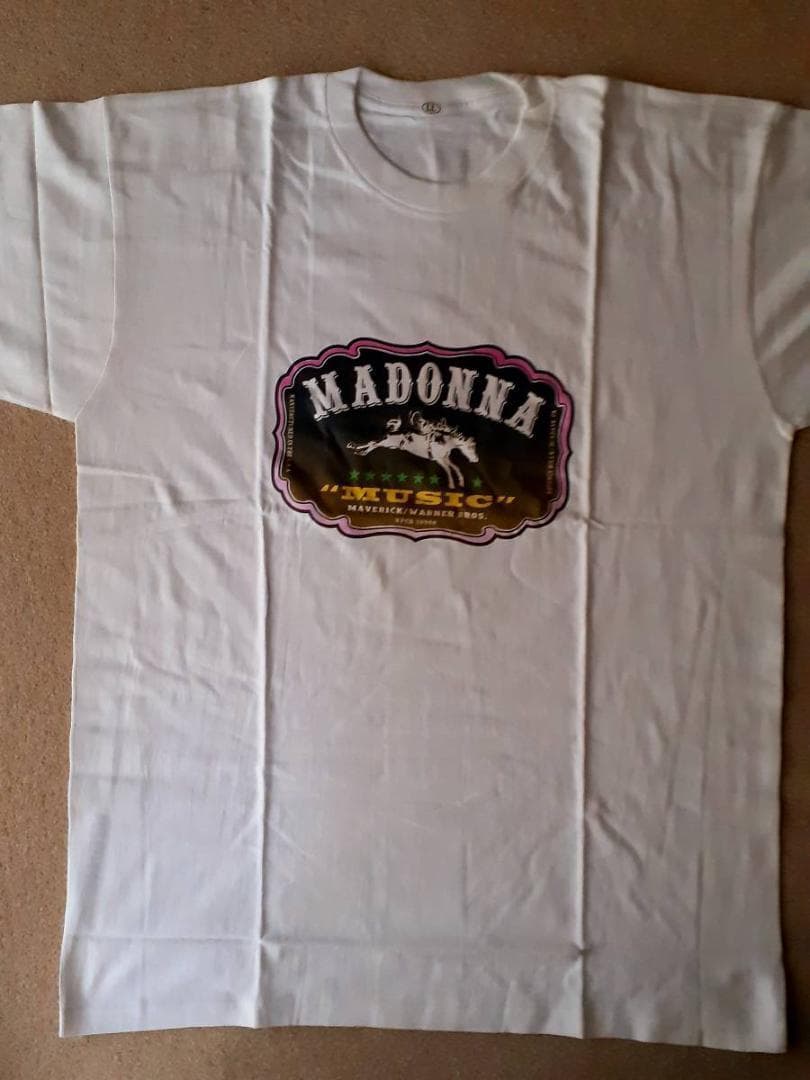 新品　マドンナ 　MUISC　非売品 Tシャツ　LLサイズ
