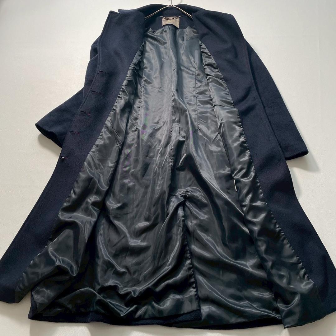 【極美品／大きいサイズ】FLYGIRL　金ボタン チェスターコート イタリア製