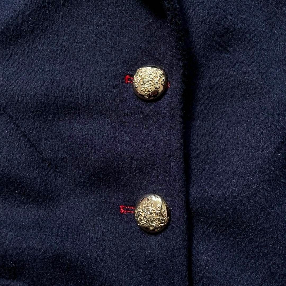 【極美品／大きいサイズ】FLYGIRL　金ボタン チェスターコート イタリア製