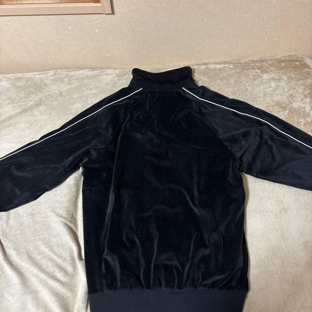 Dawnofproof 黒 D.O.Pベロアセットアップ