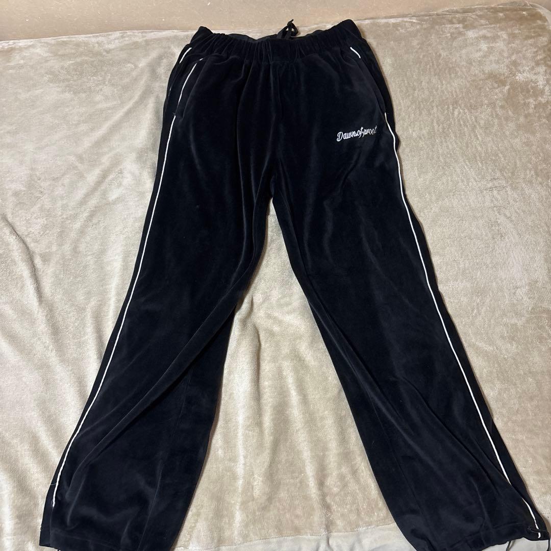 Dawnofproof 黒 D.O.Pベロアセットアップ