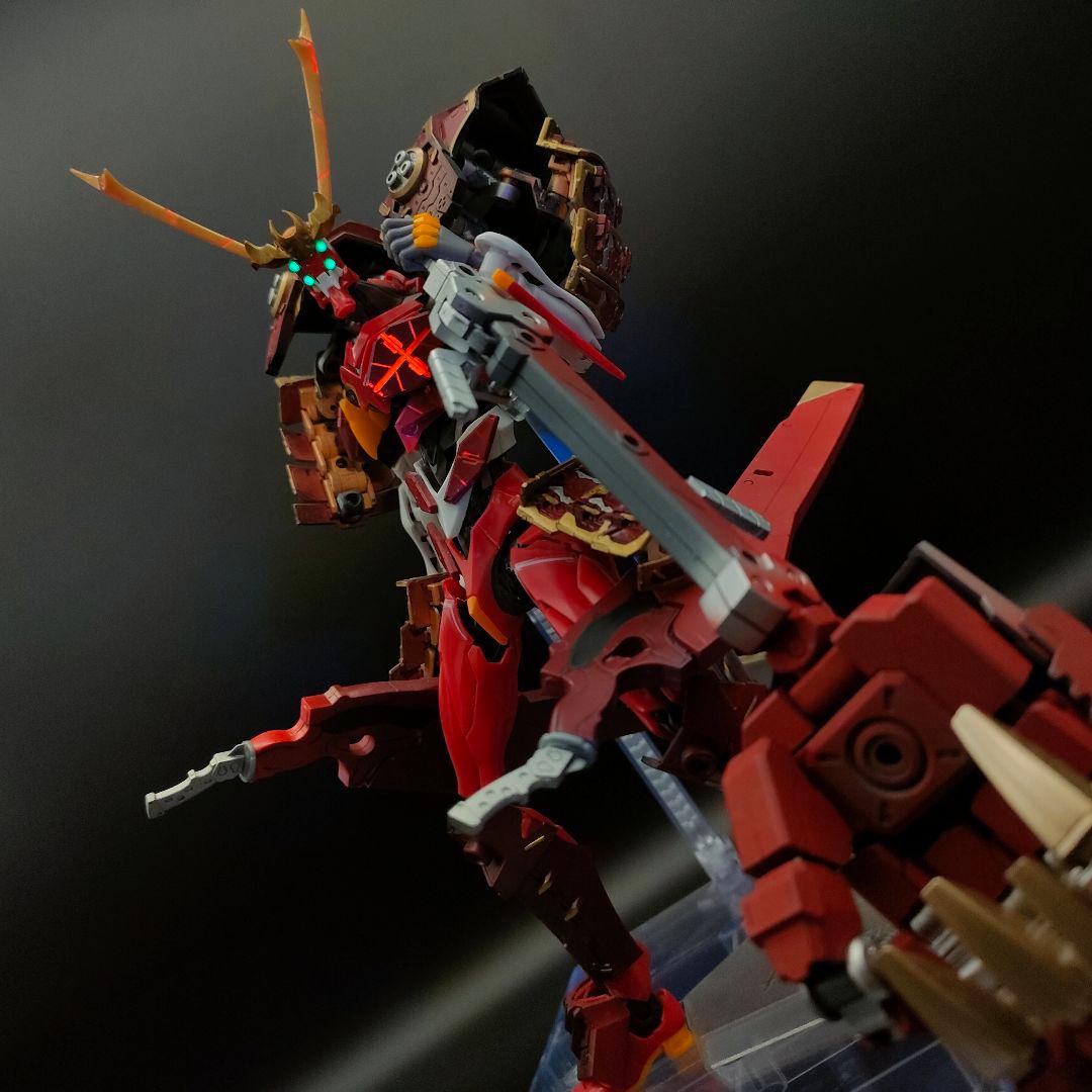エヴァンゲリオン　弐号機 RG　和武装　アスカ　【全塗装完成】