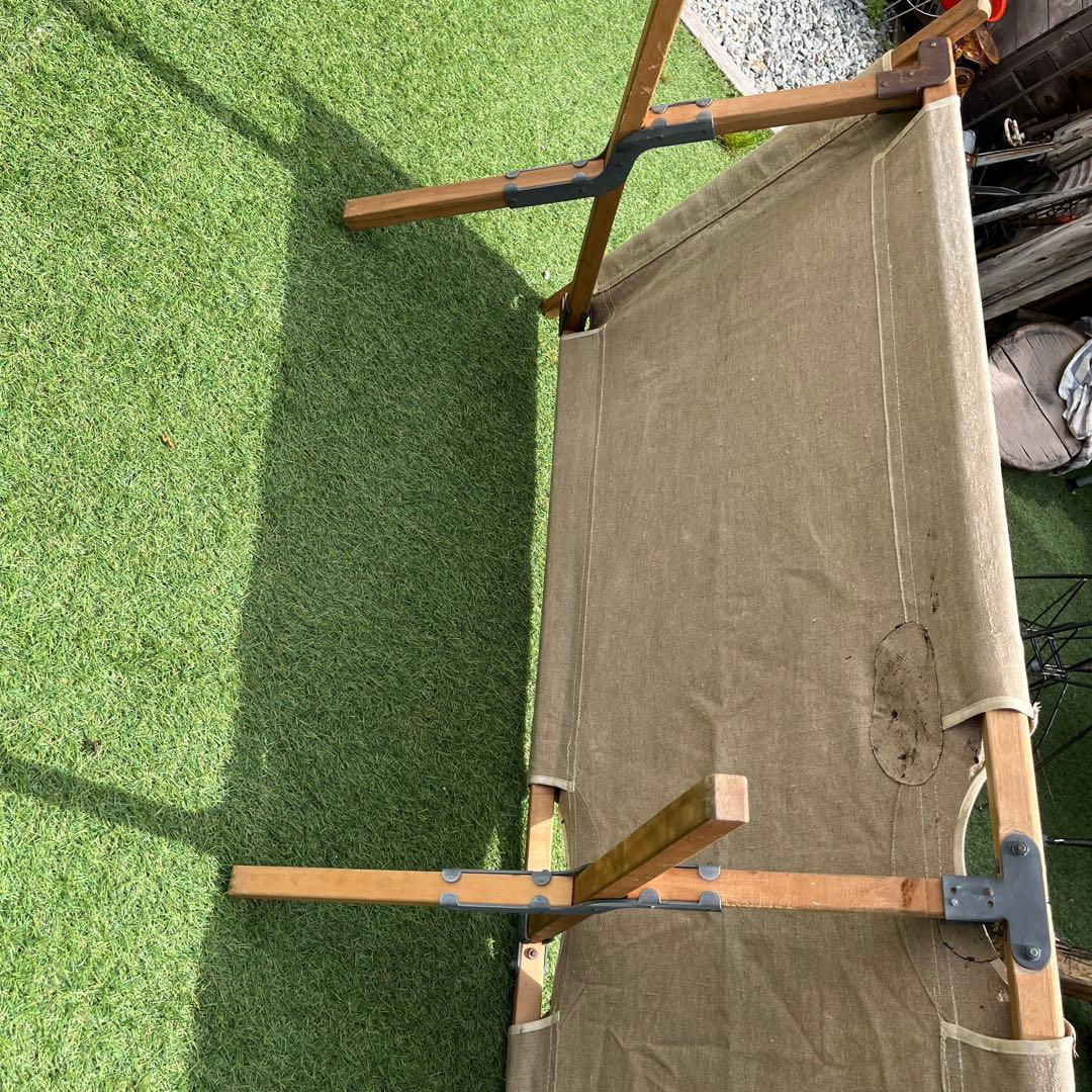 ヴィンテージ軍折りたたみコット