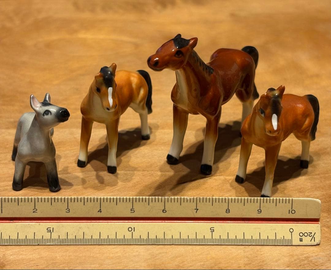 アニマルミニチュア陶器　アンティーク置物