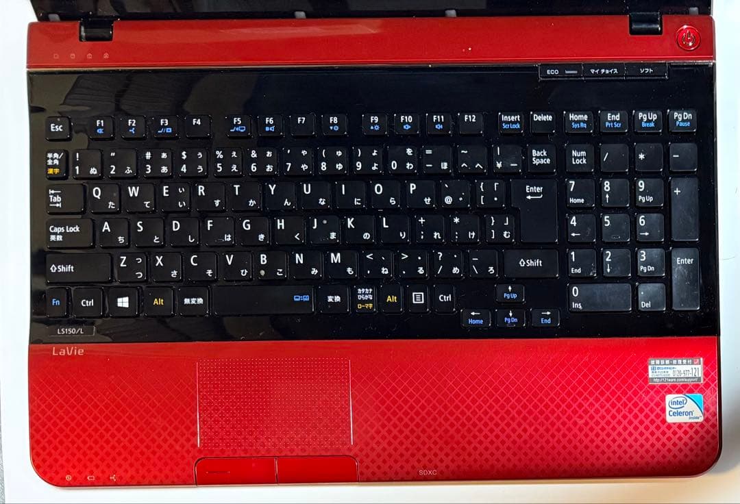 NEC LaVie レッドノート　PC- LS150LS6R