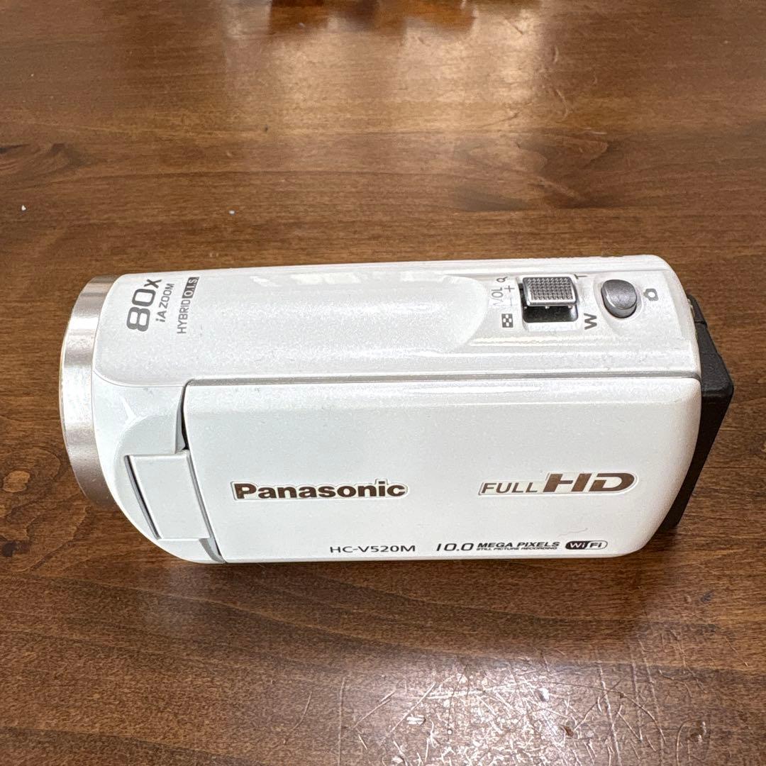 Panasonic HC-V520M ビデオカメラ 本体、追加バッテリーパック付