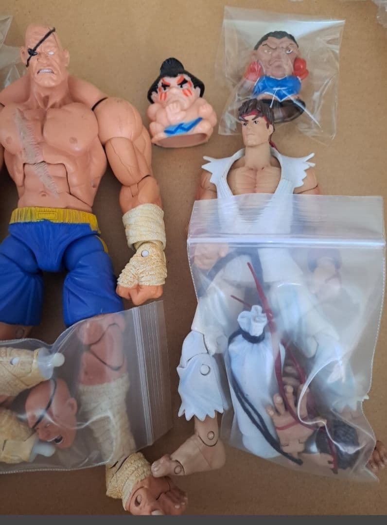 ストリートファイター II アクションフィギュア 　 CAPCOMフィギュア