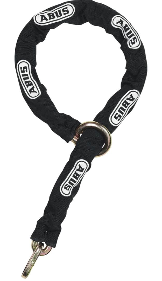 ABUS(アバス) 屈強チェーン 12KS-250-LOOP 新品鍵付　盗難防止