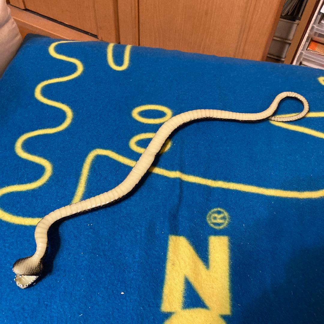フィギュア　ヘビ　ブラック　45cm