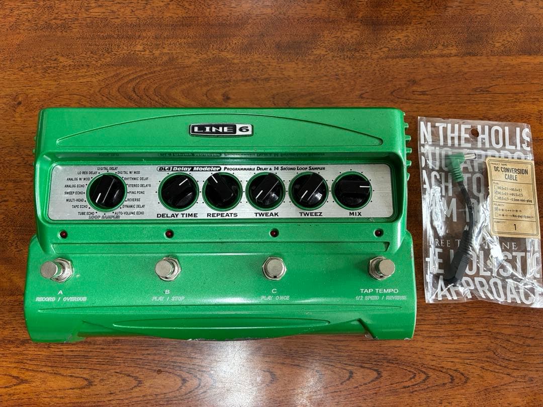 LINE 6 DL4 Delay Modeler 変換プラグ付き完動品