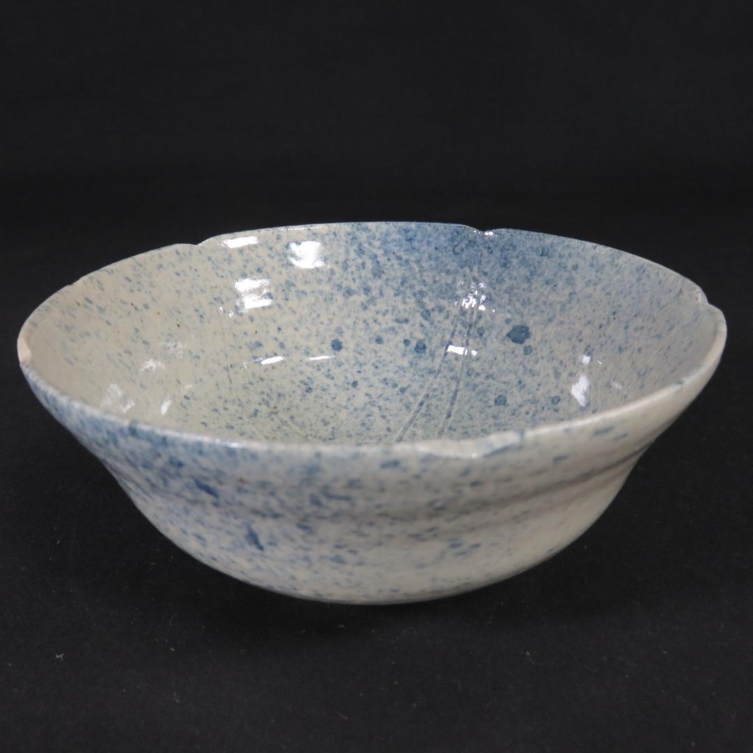 茶碗 美濃 青葉 不二釜 和子 木箱 共箱 抹茶碗 茶器 茶道具