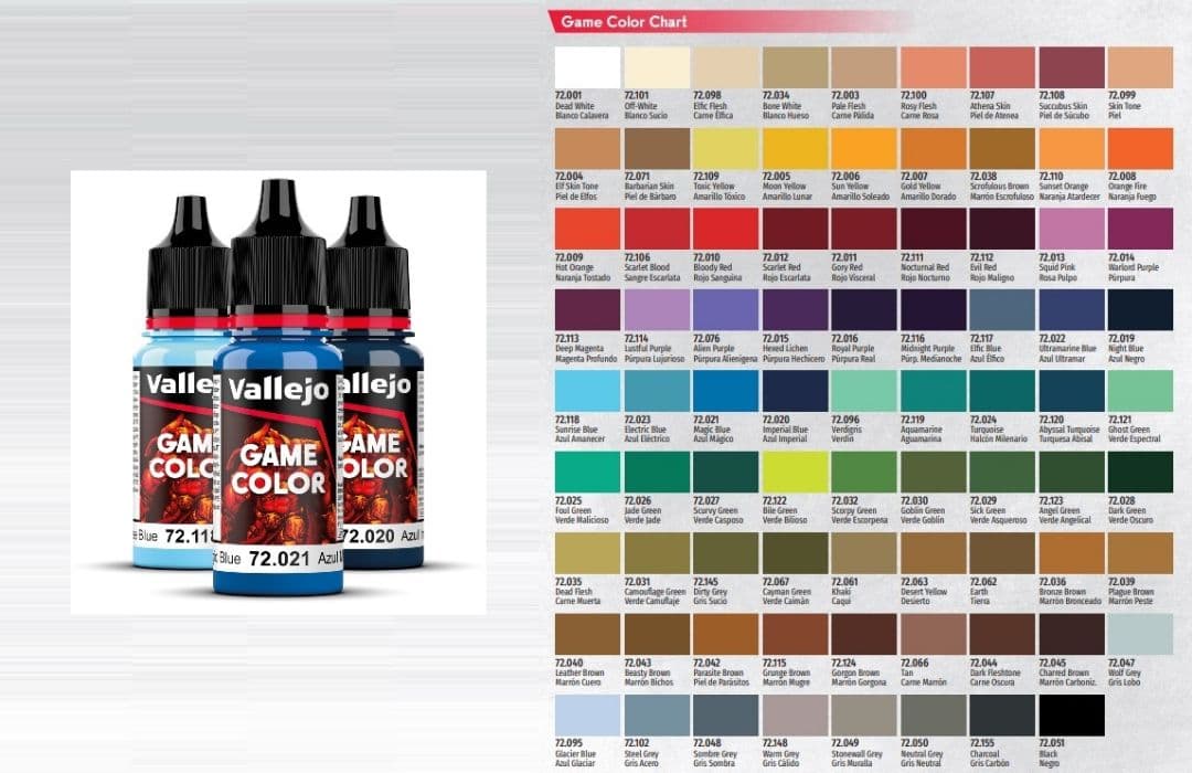 ファレホ　新ゲームカラー　全80色セット　Vallejo Game Color