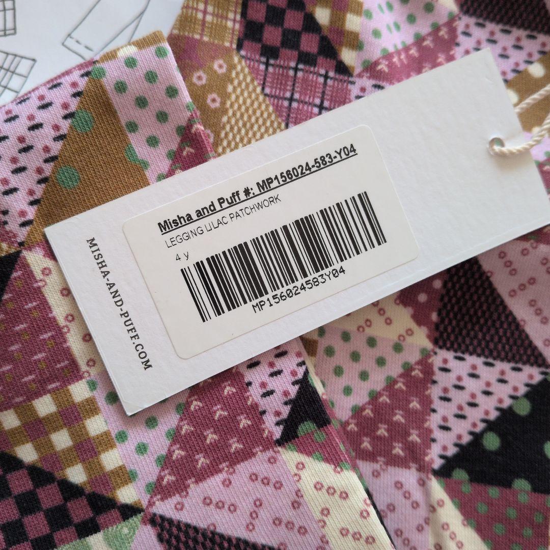 misha and puff PATCHWORK レギンス 4y