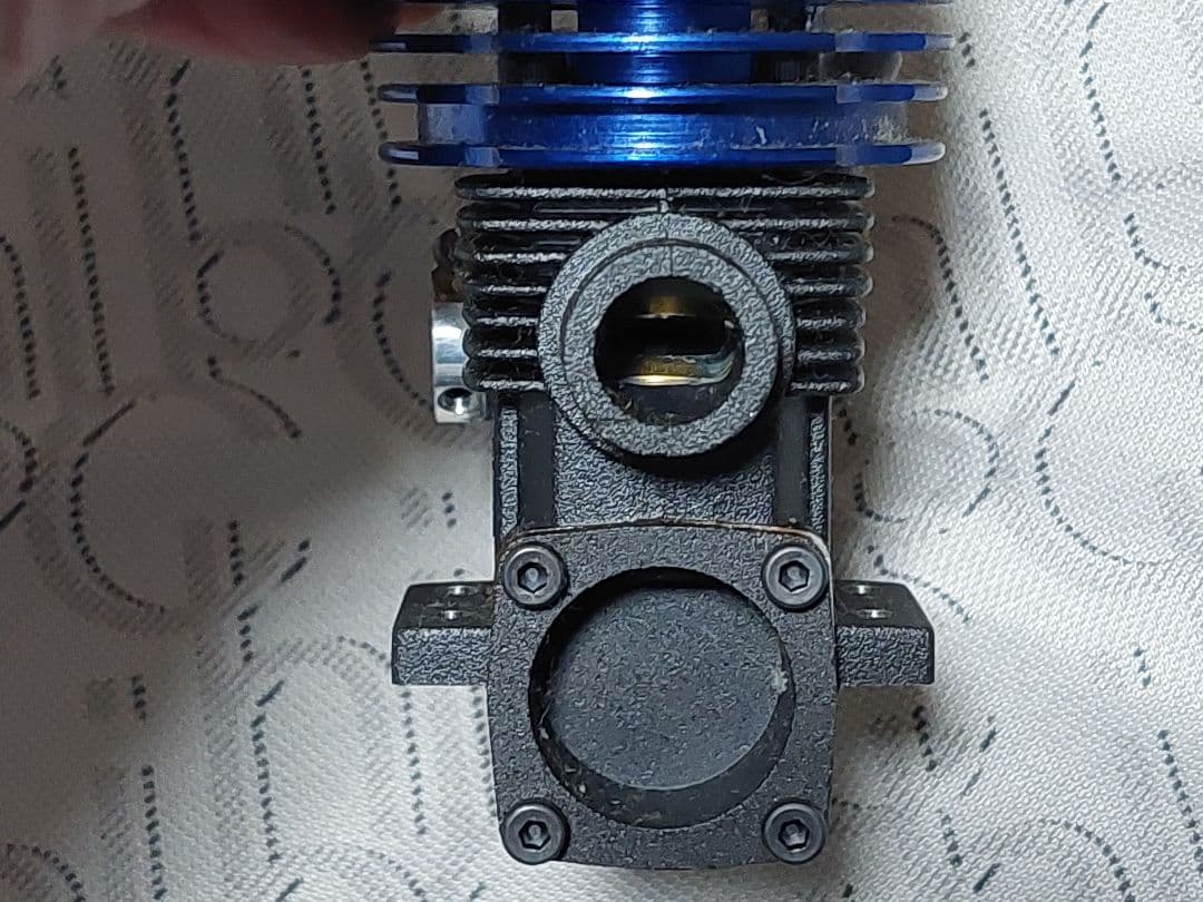 TAMIYA エンジン 青色 MADE IN JAPAN