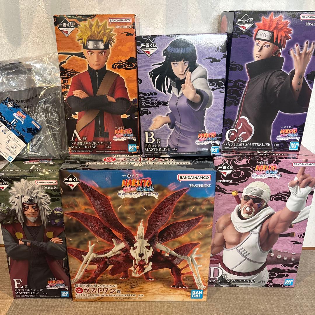 NARUTO 一番くじ フィギュアセット A賞 B賞 C賞 D賞 E賞ラストワン