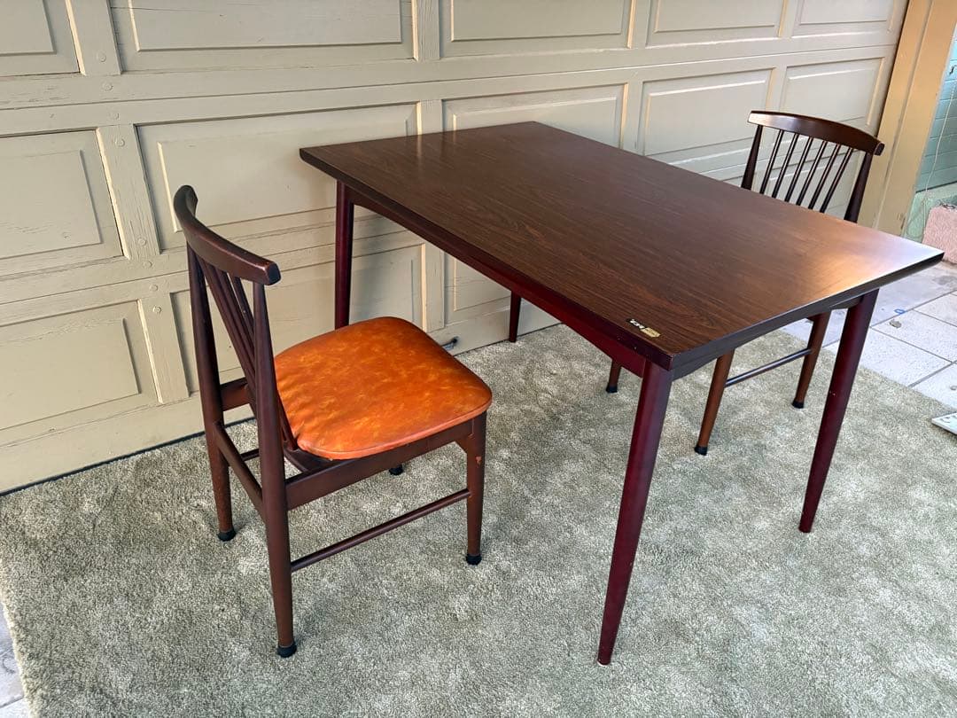 【ココとモグ】DECOLA ダイニングテーブル ダークブラウン