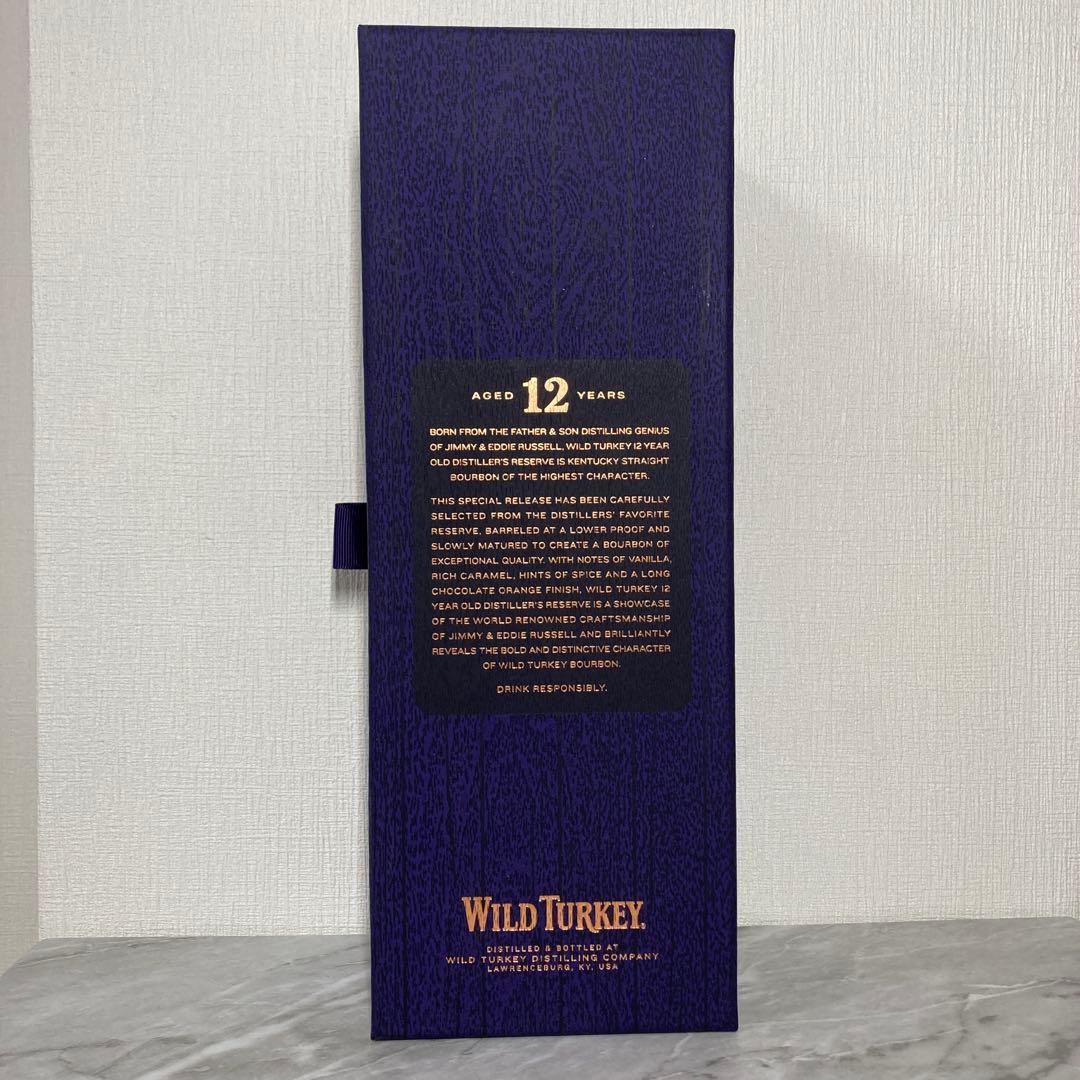 ワイルドターキー　12年　オリジナルボックス入り