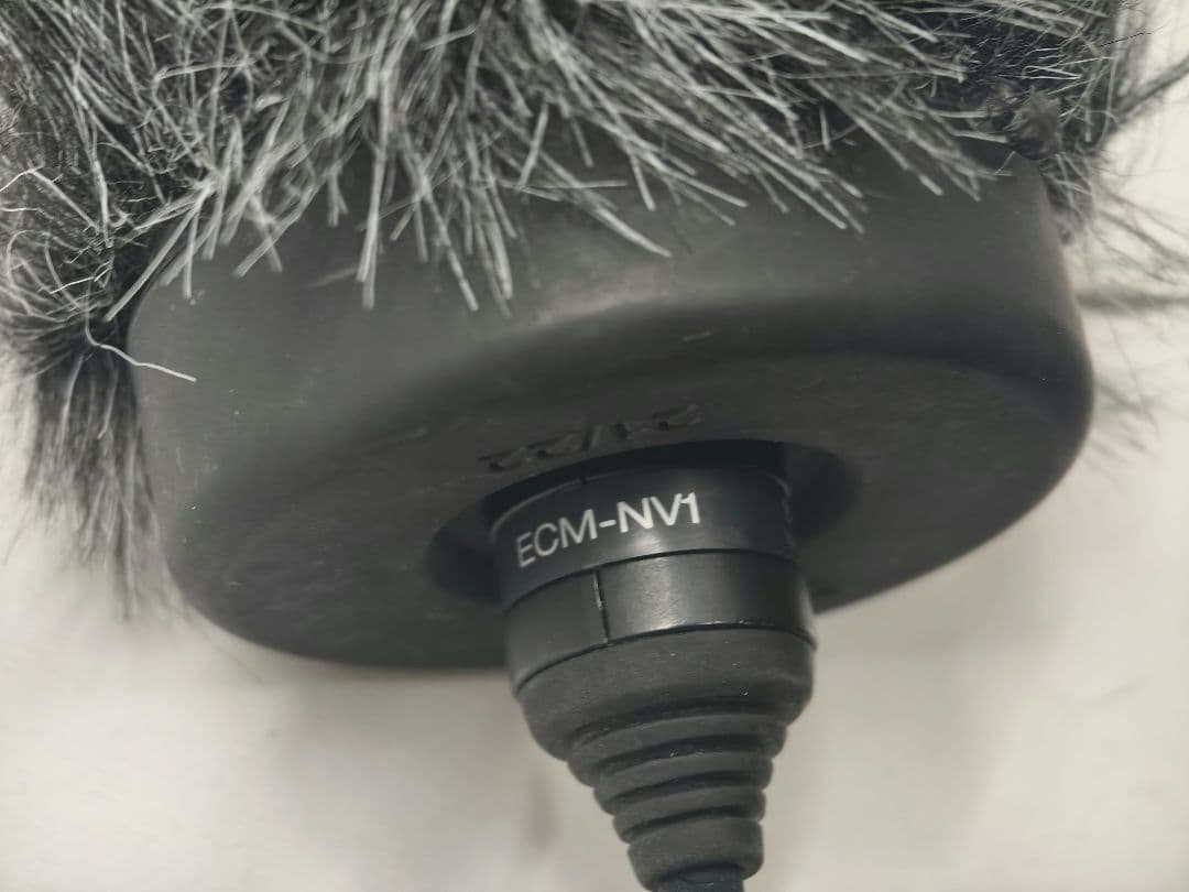 SONY ECM-NV1 ガンマイク RODE ウィンドシールドファー付き