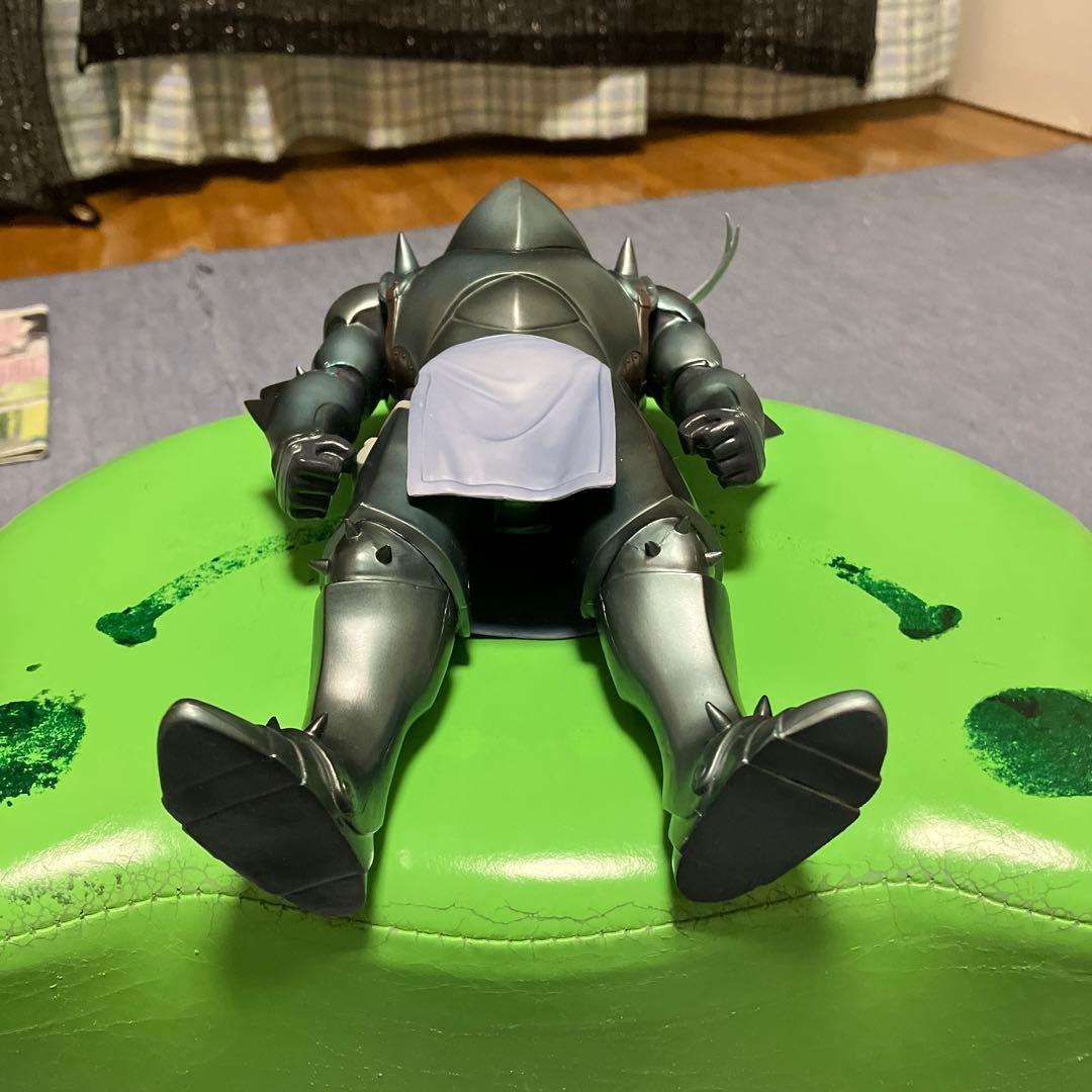 鋼の錬金術師アルフォンスエルリックフィギュアと荒川弘複製サイン紙【希少】他セット